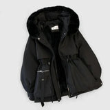 Parka met capuchon voor dames | Fleecevoering