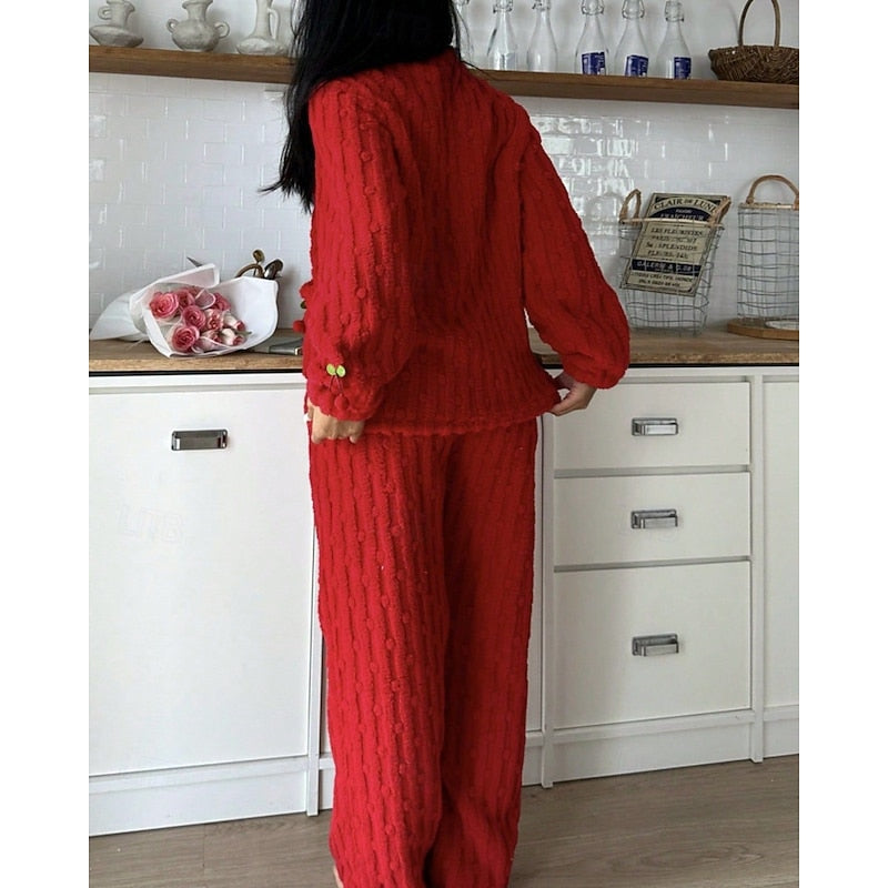 Pijama Clásico Para Mujer | Forro Polar · SeemSeem
