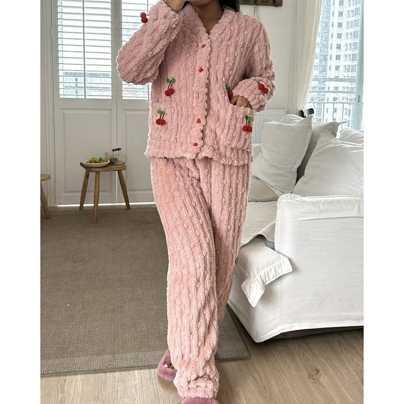 Pijama Clásico Para Mujer | Forro Polar · SeemSeem
