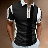 Polo zippé pour homme | Manches courtes