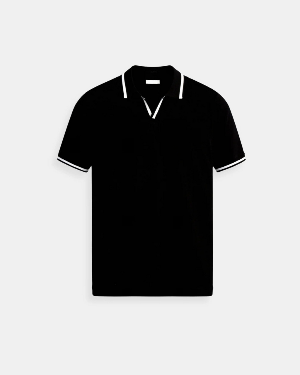Polo Con Cuello Abierto Para Hombre | Ribete Contrastante · SeemSeem