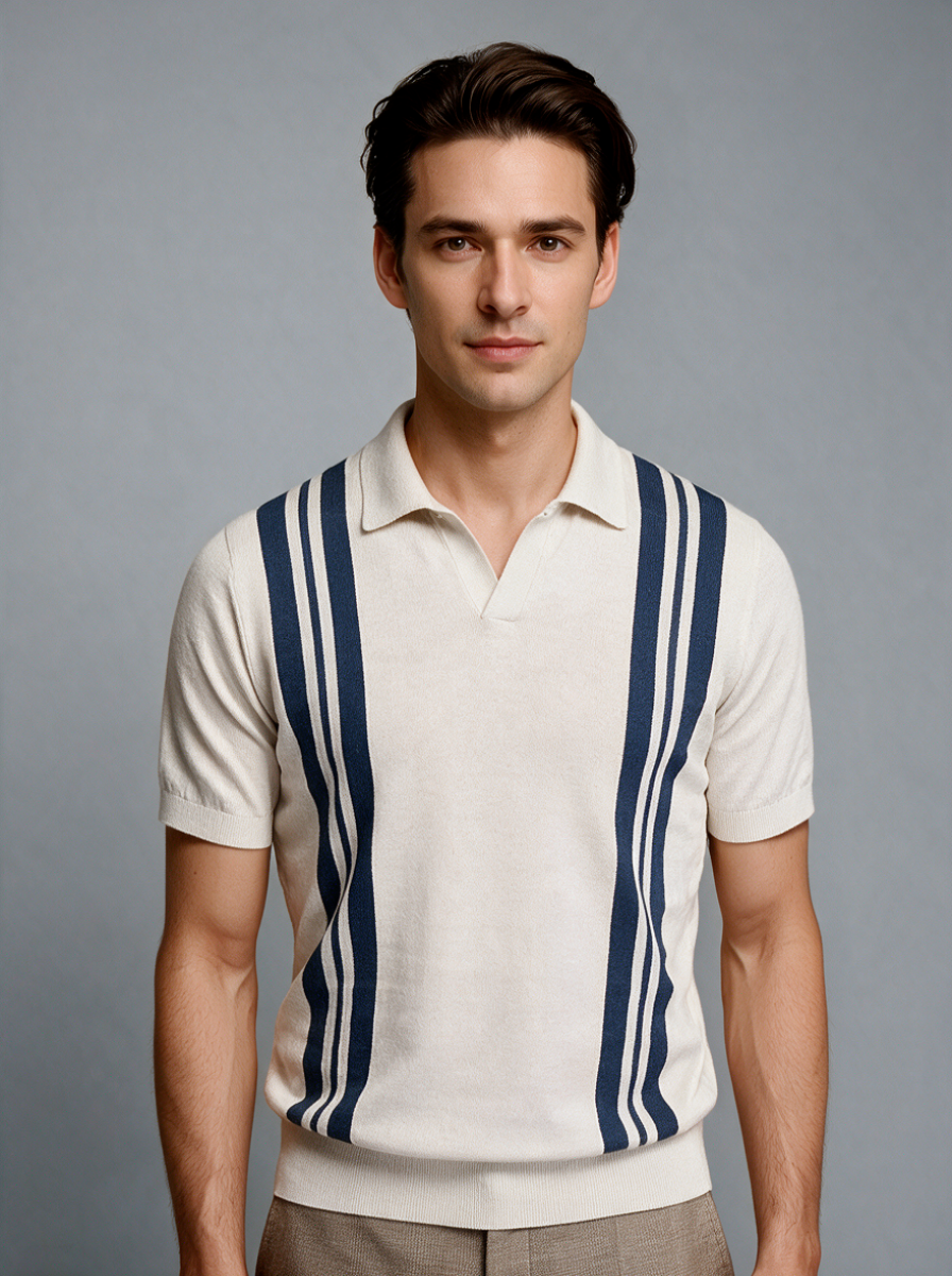 Polo De Punto Para Hombre | Rayas · SeemSeem