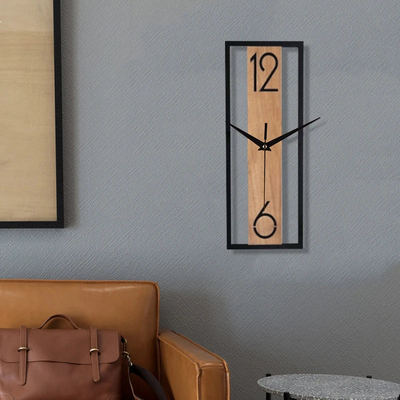Reloj De Pared Rectangular | Montado En Pared · SeemSeem