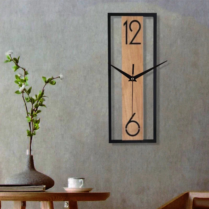 Reloj De Pared Rectangular | Montado En Pared · SeemSeem