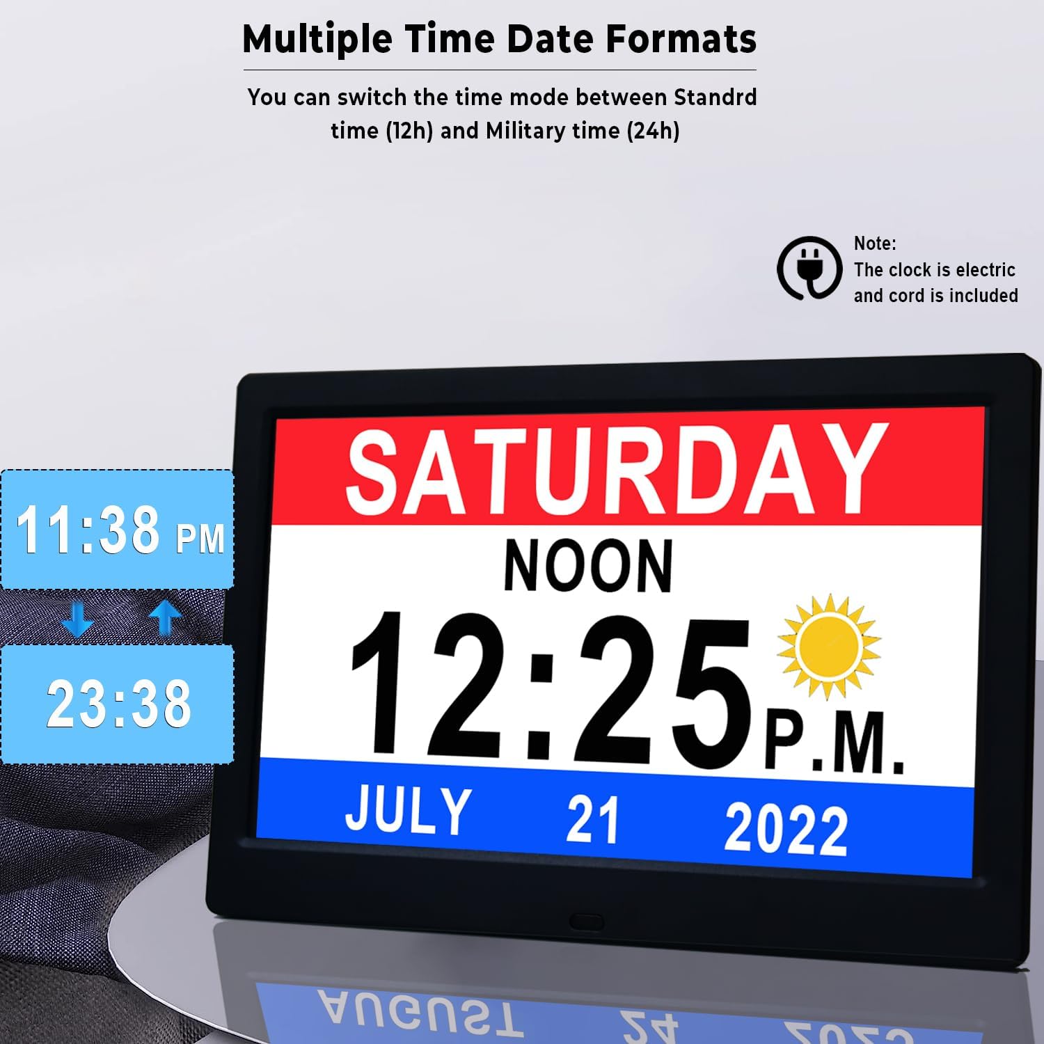 Reloj Digital Calendario | Control Remoto · SeemSeem