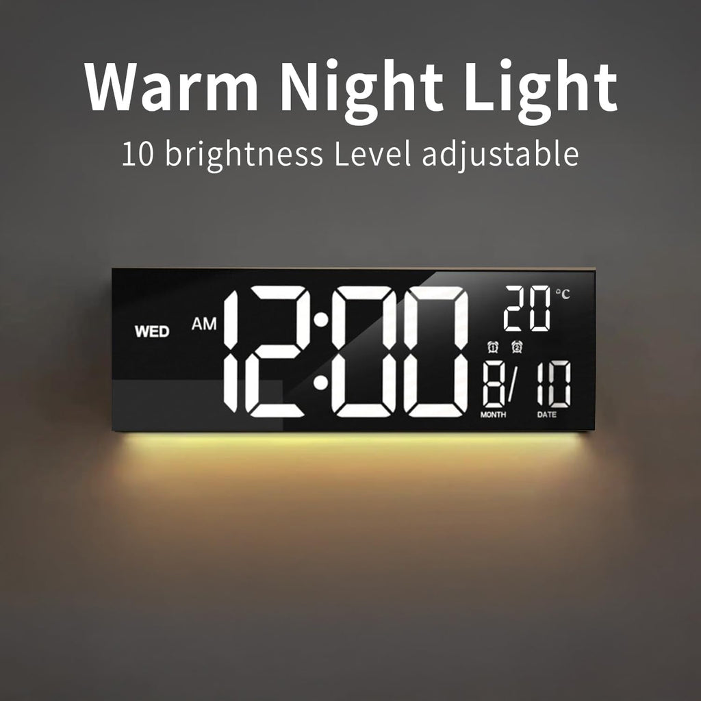 Reloj Digital De Pared | Pantalla LED · SeemSeem