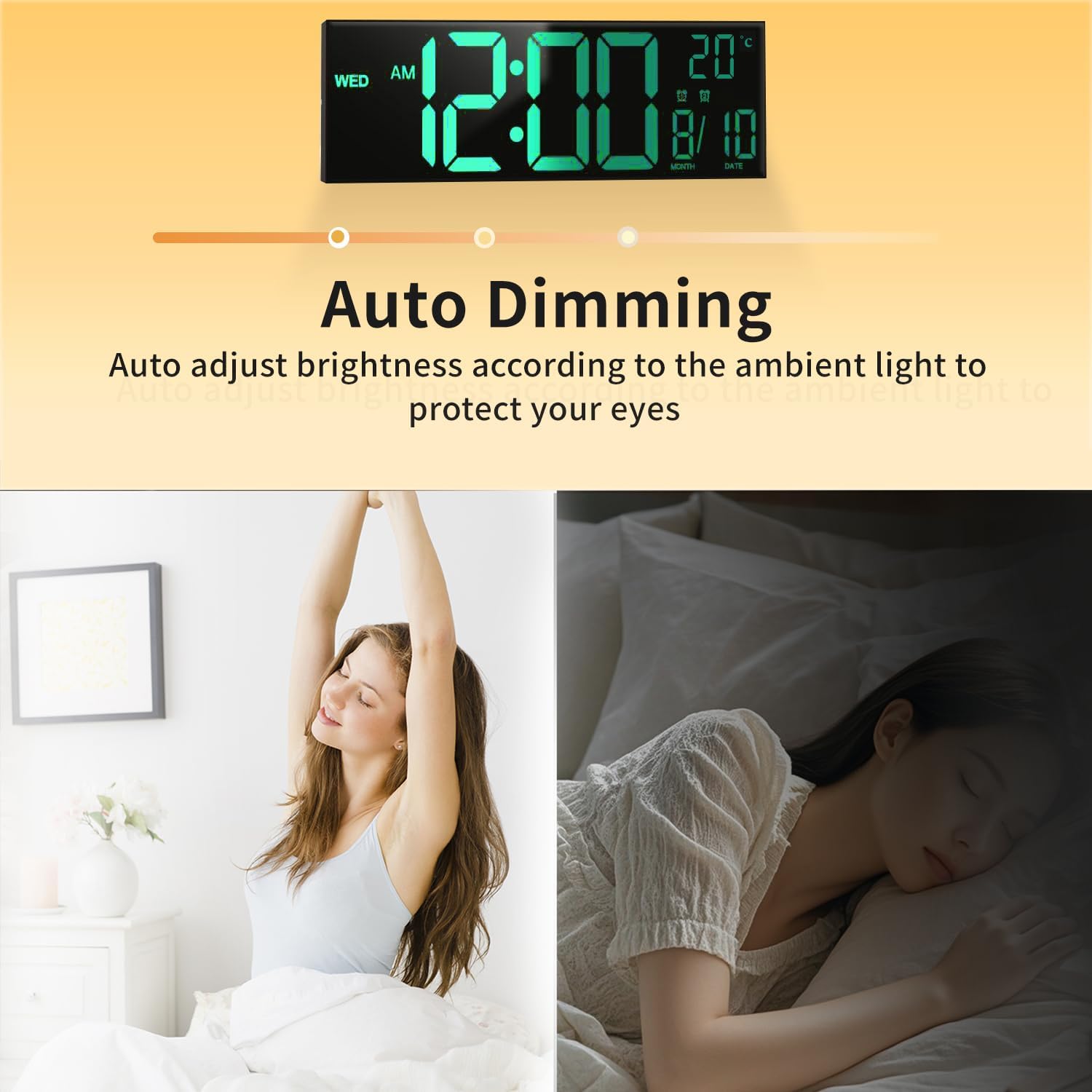 Reloj Digital De Pared | Pantalla LED · SeemSeem