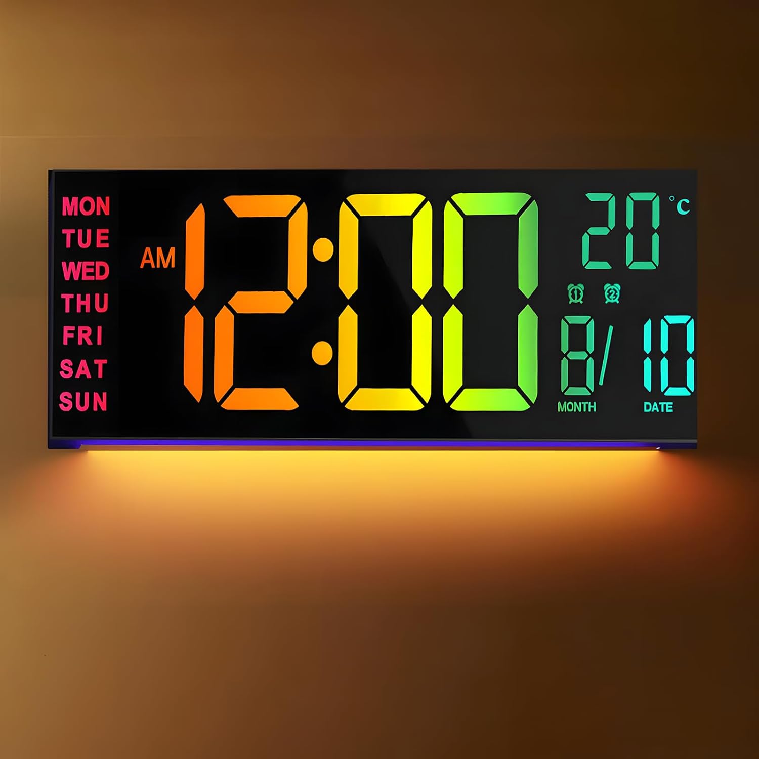 Reloj Digital De Pared | Pantalla LED · SeemSeem