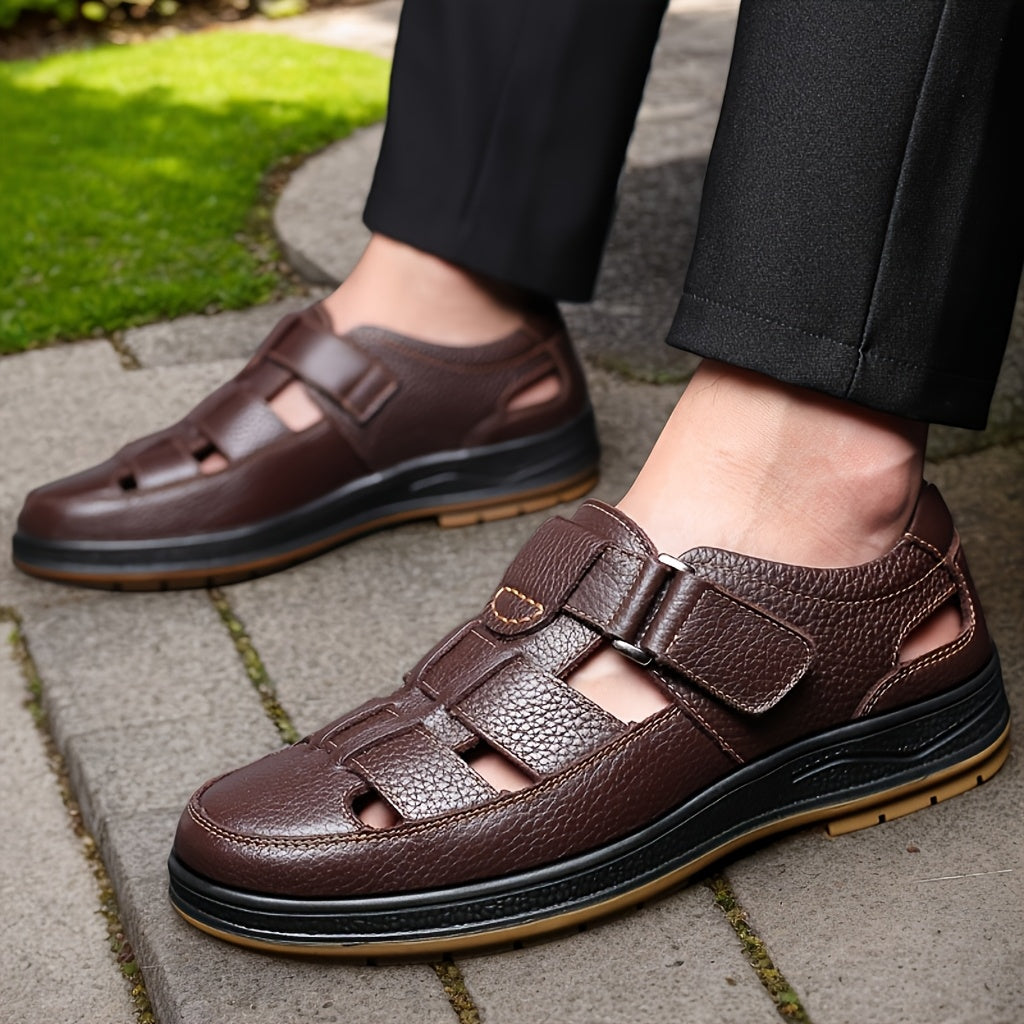 Sandalias Cerradas De Piel Para Hombre | Transpirables · SeemSeem