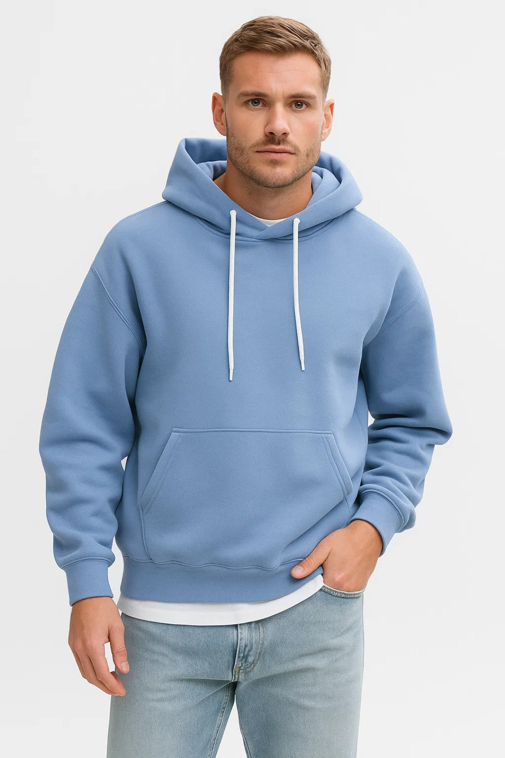 Sudadera Con Capucha Oversized Para Hombre | Bolsillo Canguro · SeemSeem