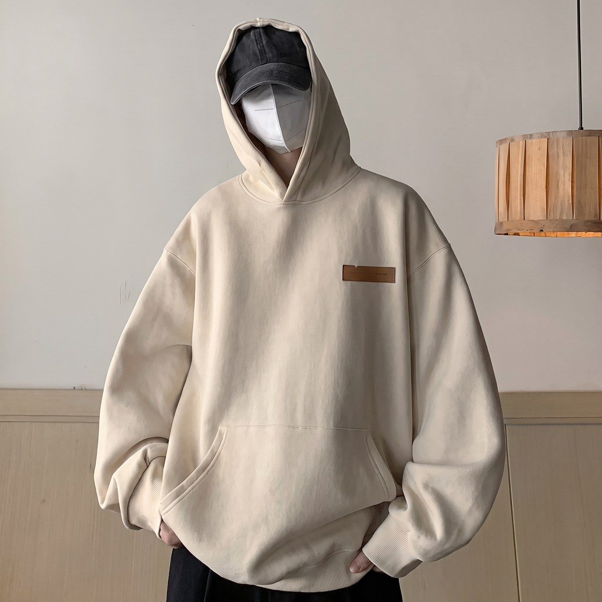 Sudadera Con Capucha Oversized Para Hombre | Bolsillo Canguro · SeemSeem