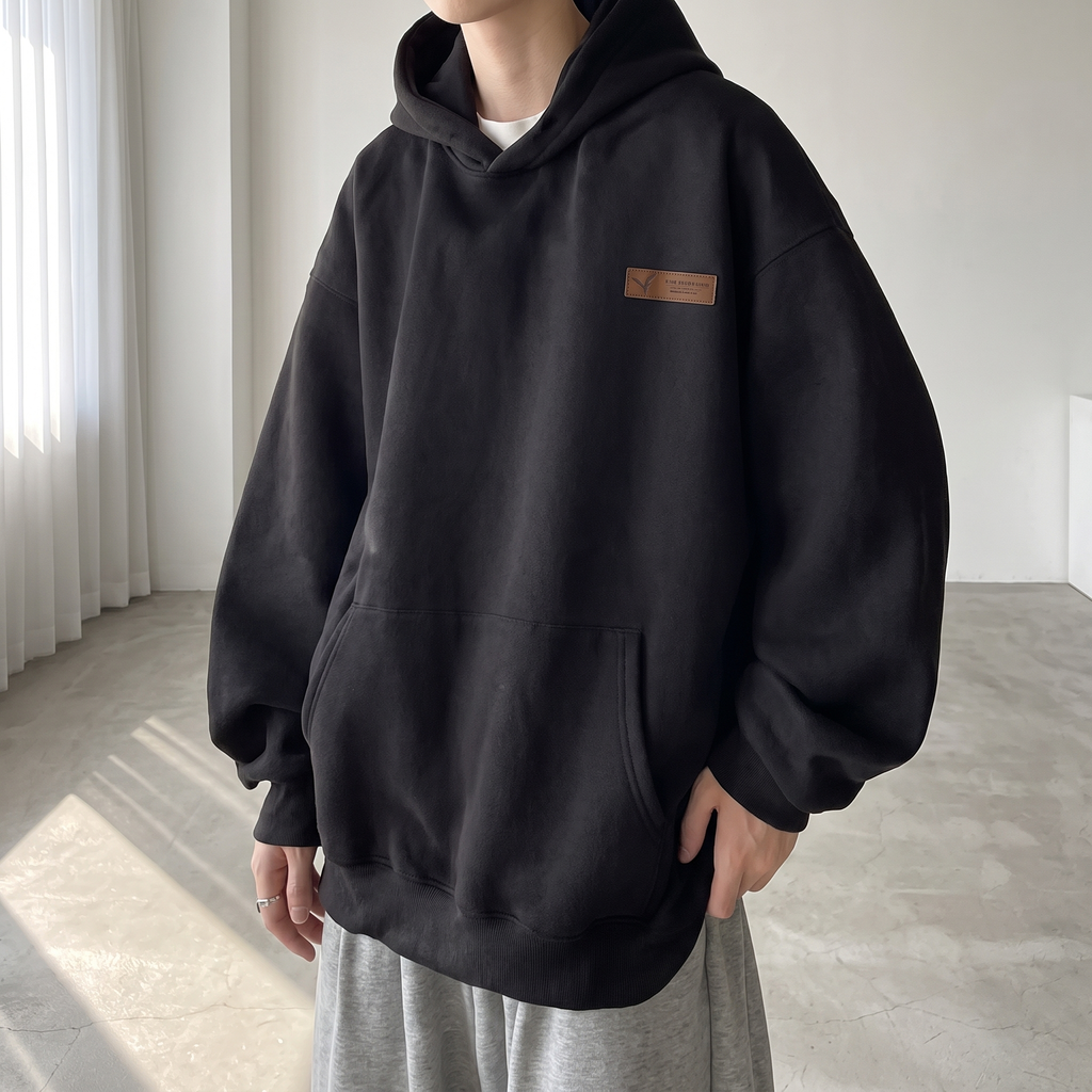 Sudadera Con Capucha Oversized Para Hombre | Bolsillo Canguro · SeemSeem