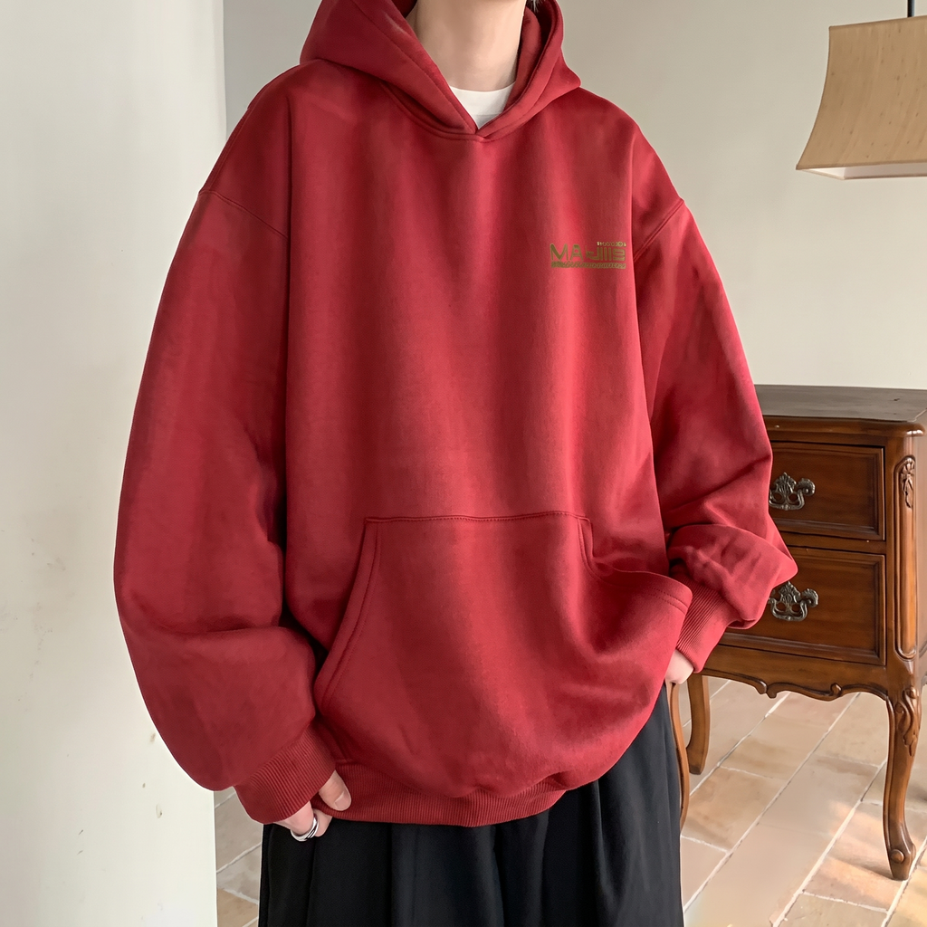 Sudadera Con Capucha Oversized Para Hombre | Bolsillo Canguro · SeemSeem