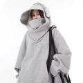 Sudadera Con Capucha Oversized Para Mujer | Bolsillo Canguro · SeemSeem