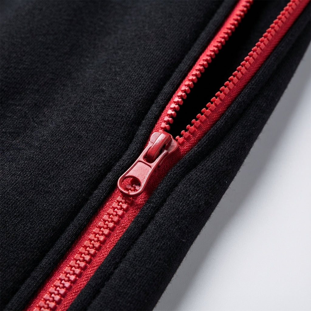 Sudadera Con Capucha Para Hombre | Cremallera Asimétrica · SeemSeem