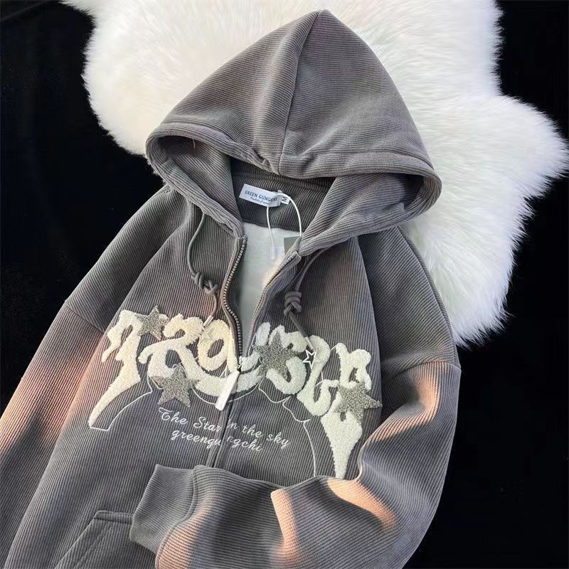 Sudadera Con Capucha Y Cremallera Para Hombre | Bordado · SeemSeem