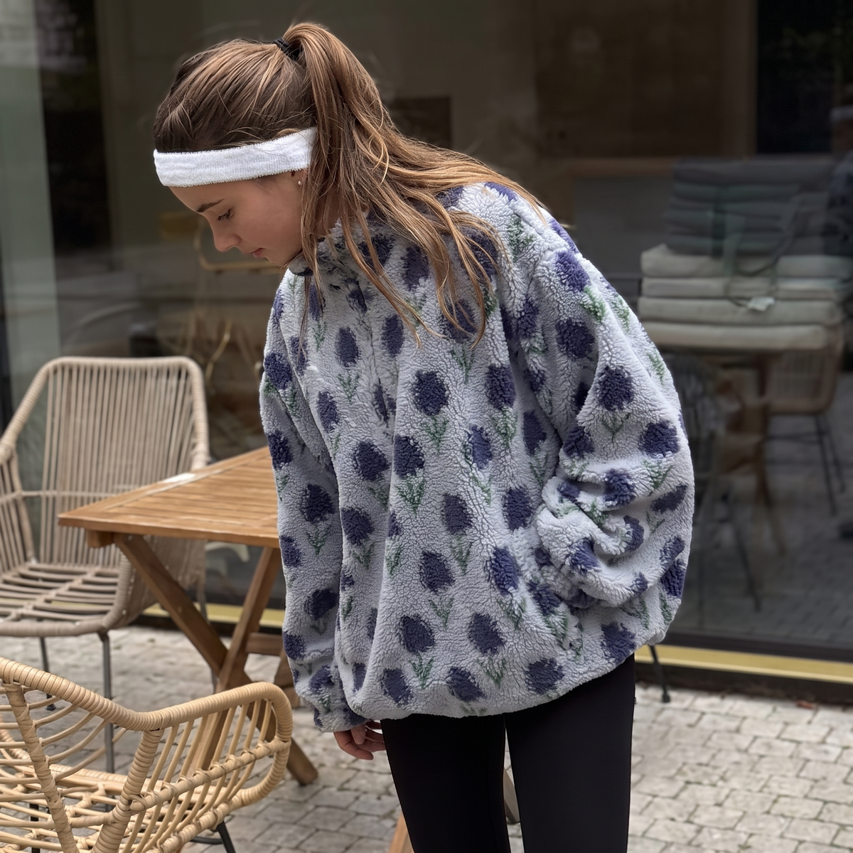 Sudadera Media Cremallera Para Mujer | Borreguito · SeemSeem