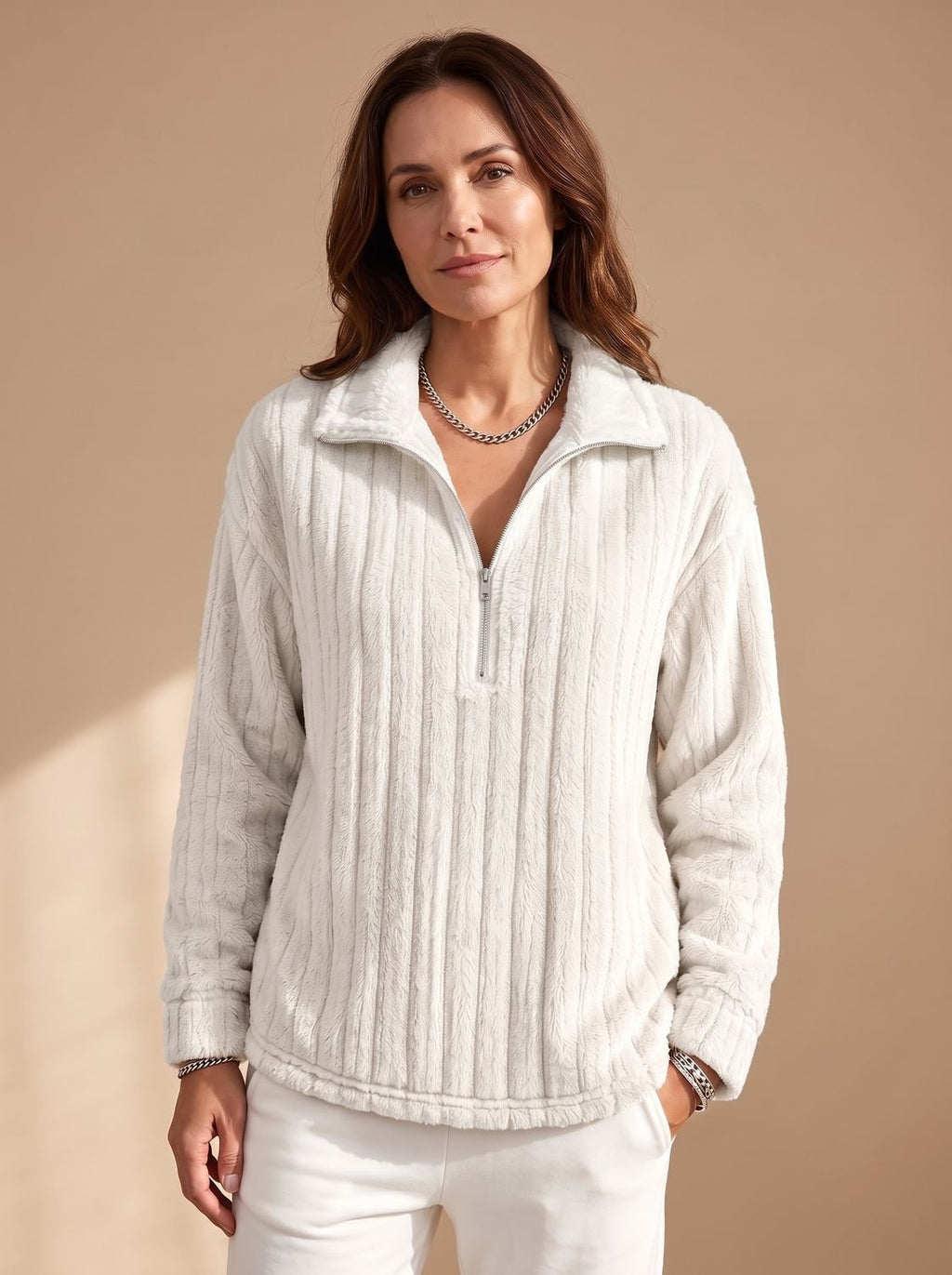 Sudadera Media Cremallera Para Mujer | Forro Polar · SeemSeem