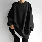 Sweat-shirt oversize pour femme | Col rond