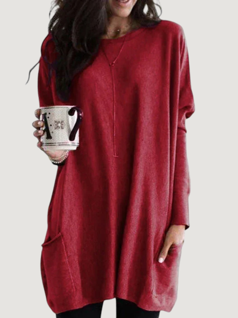 Túnica Oversized Para Mujer | Con Bolsillos · SeemSeem