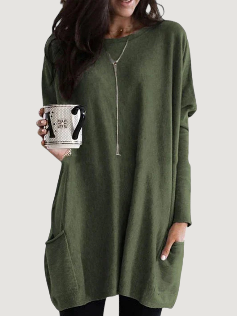 Túnica Oversized Para Mujer | Con Bolsillos · SeemSeem