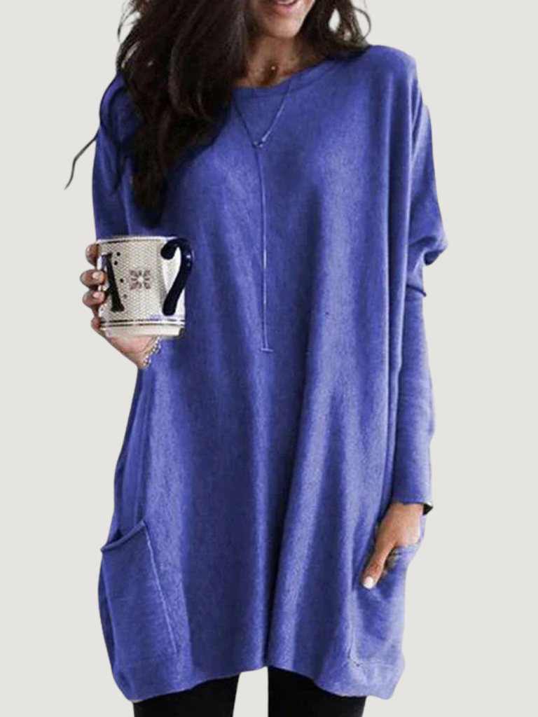 Túnica Oversized Para Mujer | Con Bolsillos · SeemSeem