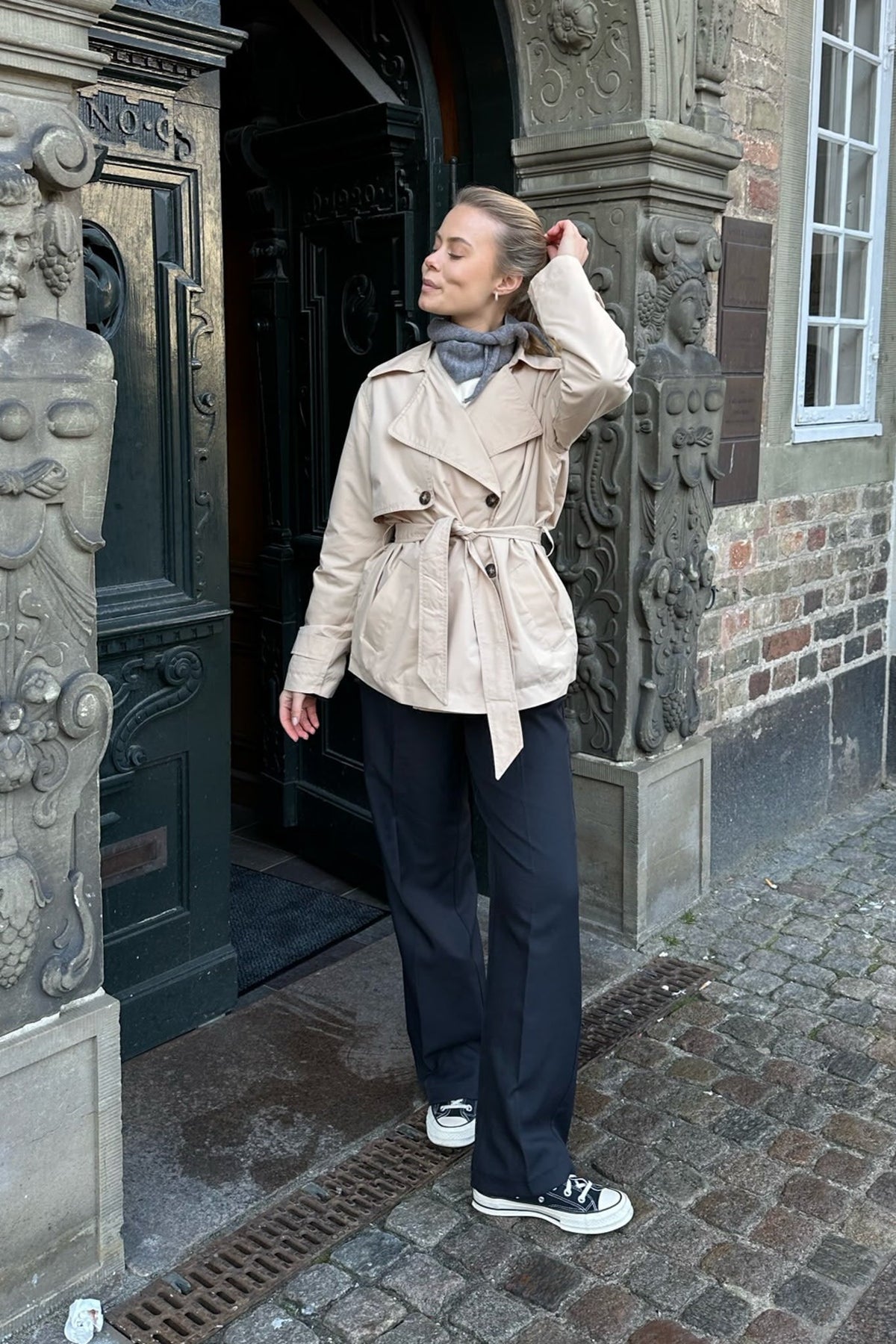 Trench Corto Para Mujer | Cruzado · SeemSeem