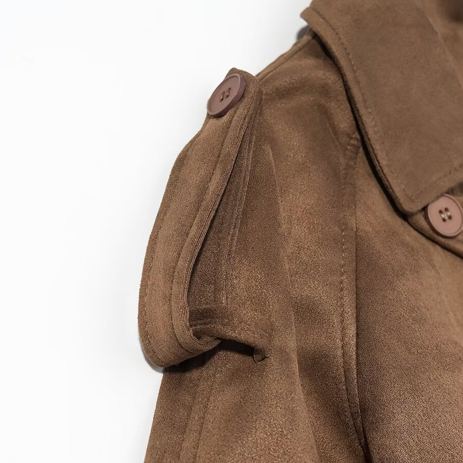 Trench Cruzado Para Mujer | Con Cinturón · SeemSeem