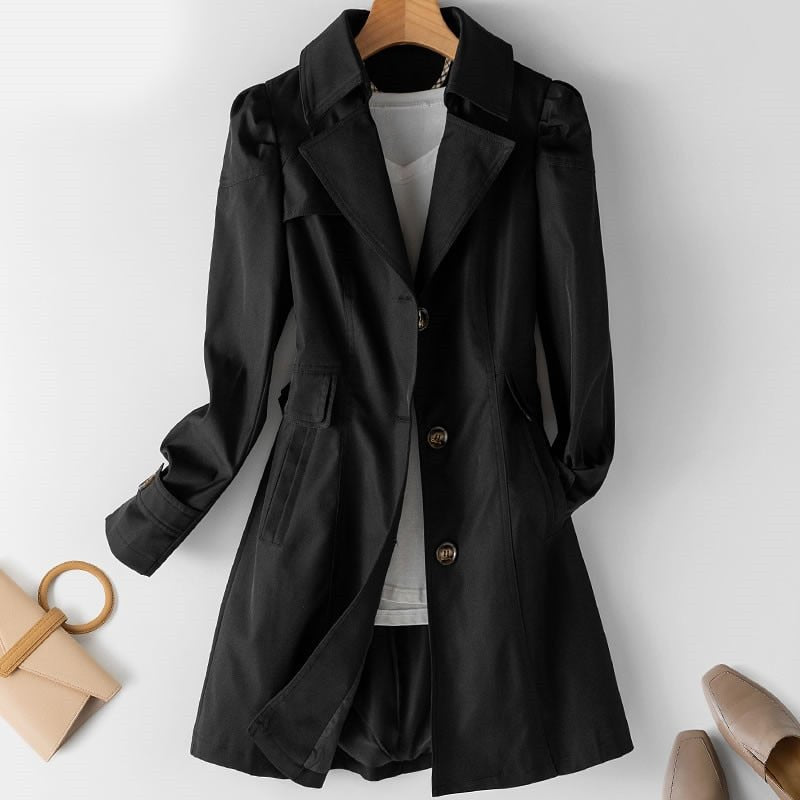 Trench Para Mujer Con Botonadura Simple | Solapa · SeemSeem