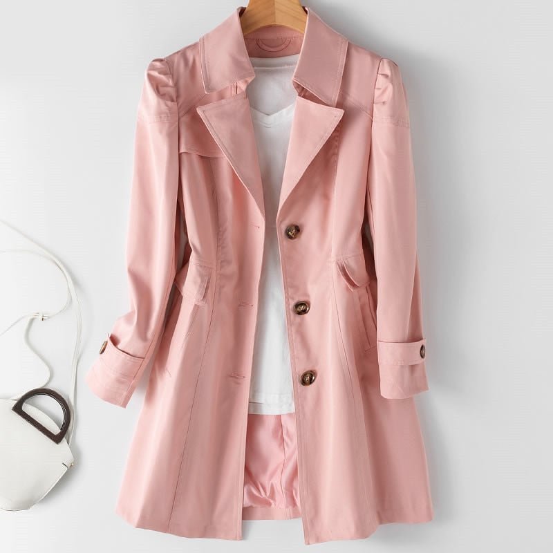 Trench Para Mujer Con Botonadura Simple | Solapa · SeemSeem