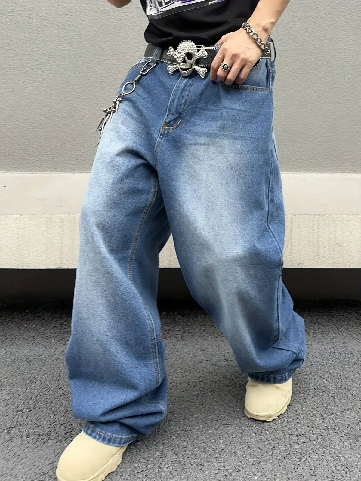 Vaqueros Anchos Para Hombre | Denim · SeemSeem