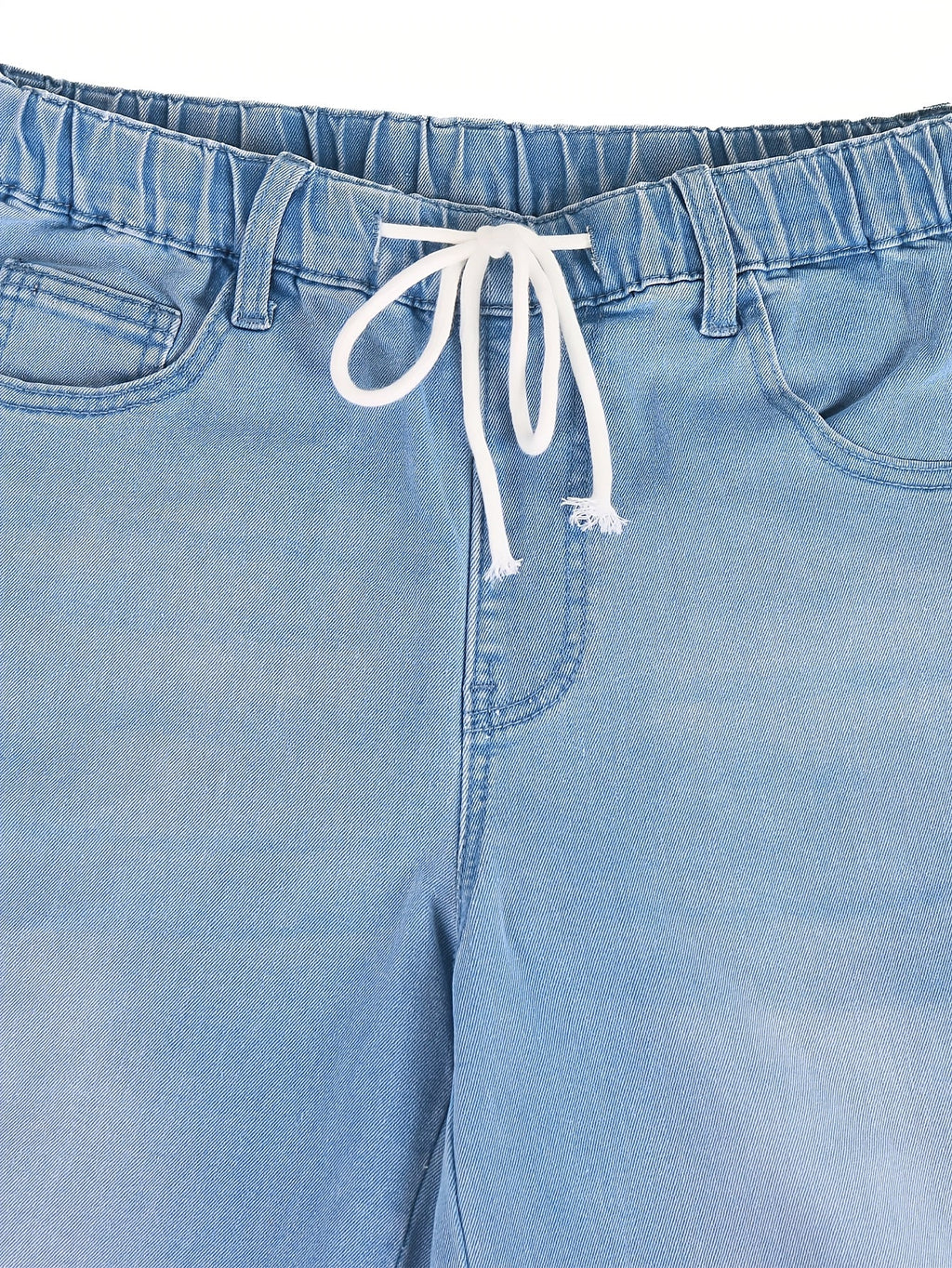 Vaqueros Anchos Para Mujer | Cintura Con Cordón · SeemSeem