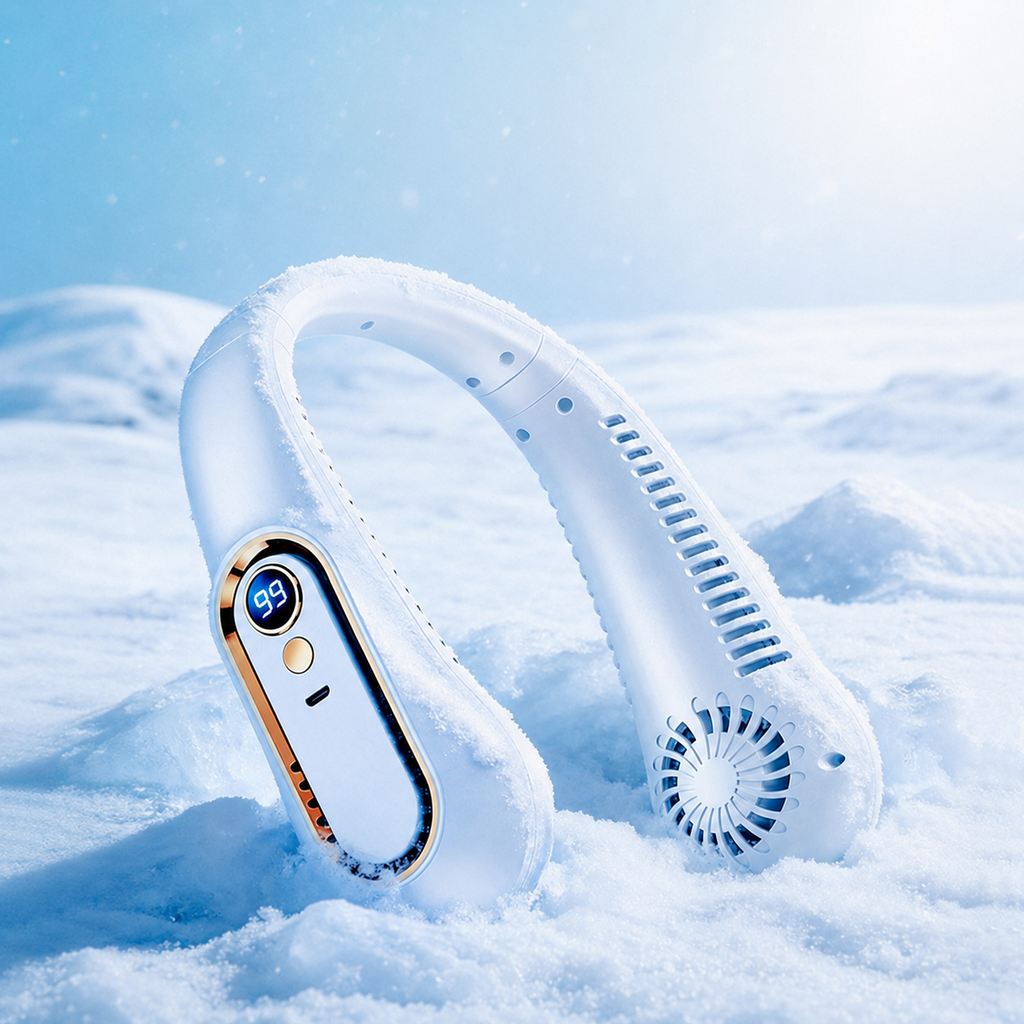 Ventilador De Cuello Portátil | Recargable Por USB · SeemSeem