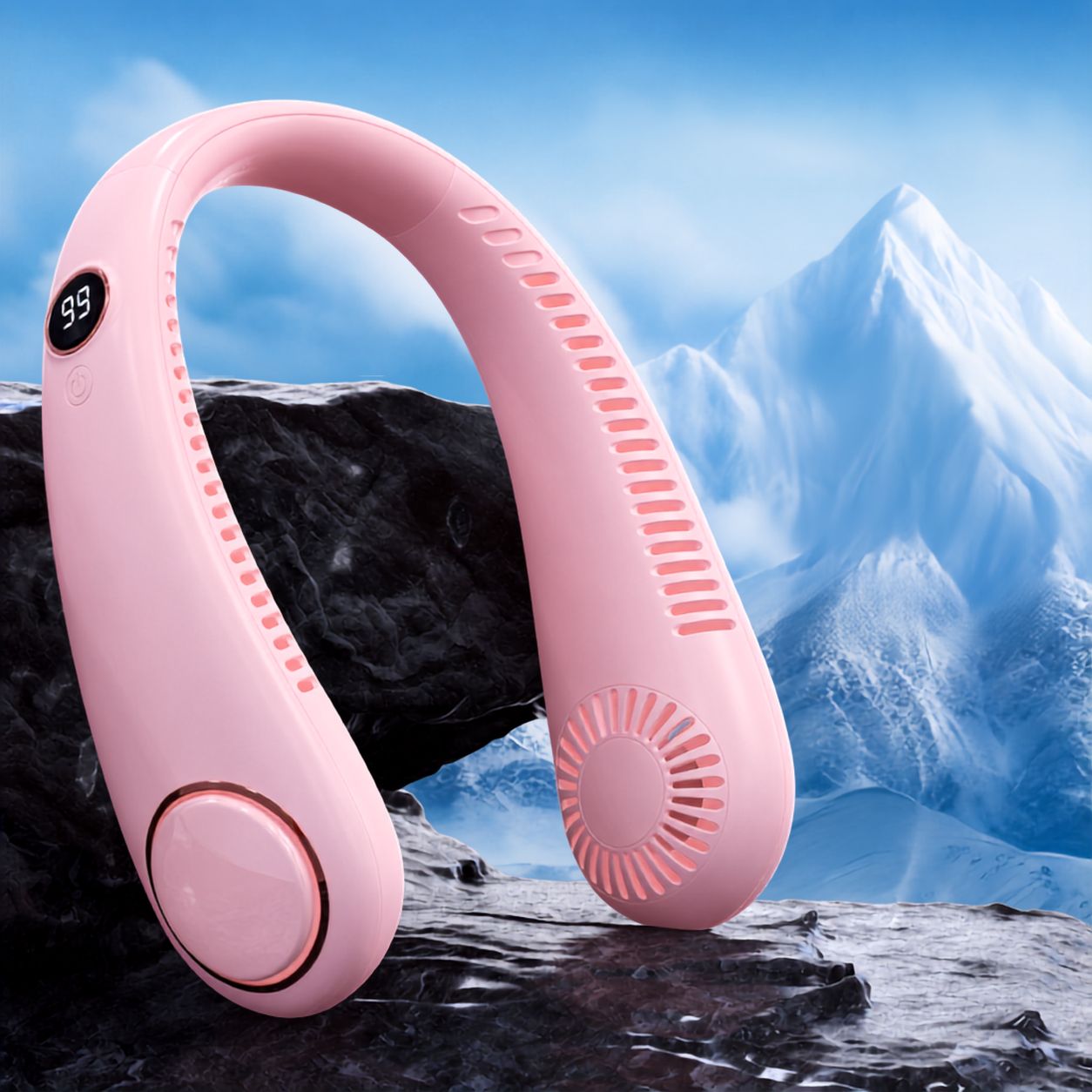 Ventilador De Cuello Portátil | Recargable Por USB