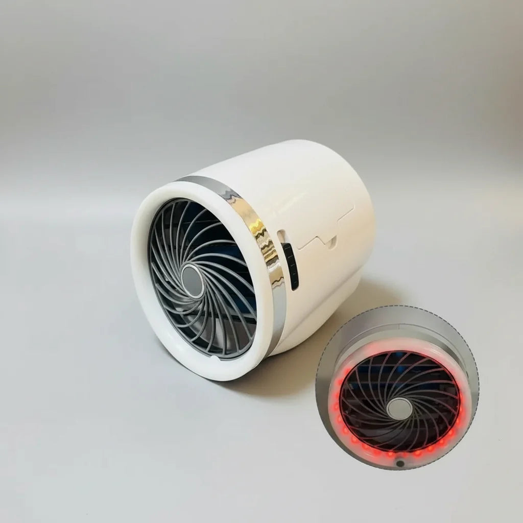 Ventilador De Mesa Portátil | Luz LED · SeemSeem
