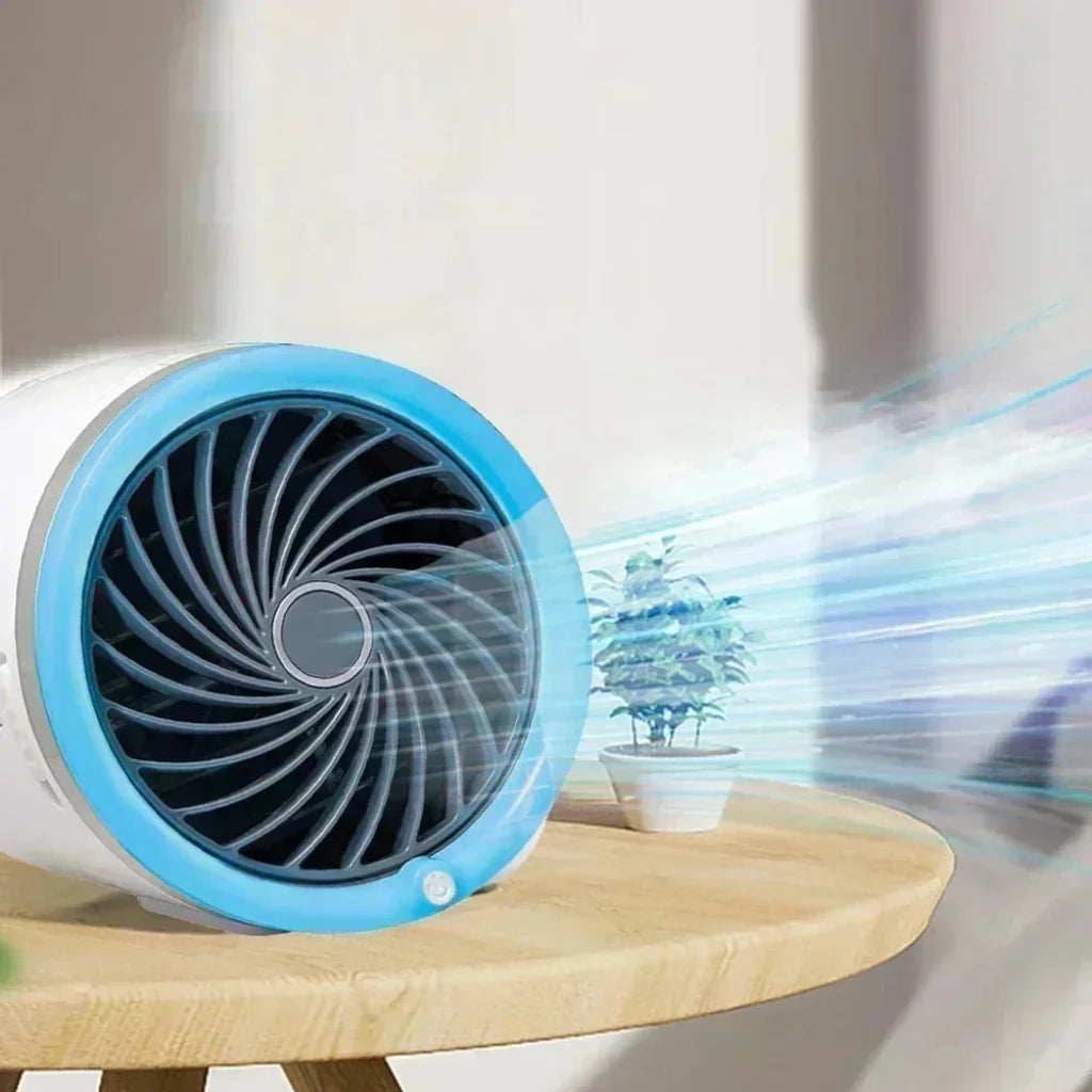 Ventilador De Mesa Portátil | Luz LED · SeemSeem
