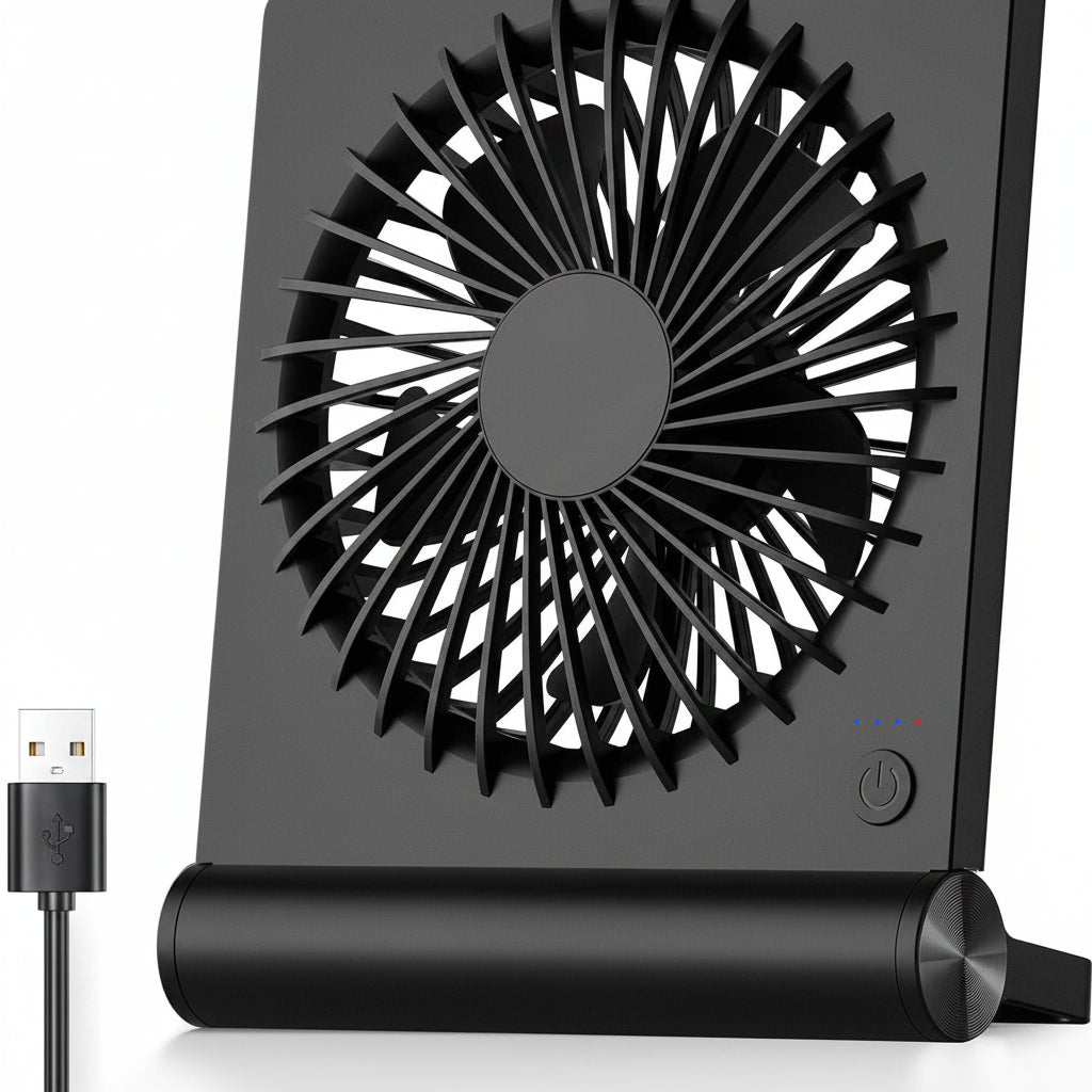 Ventilador De Mesa Portátil | Recargable Por USB · SeemSeem