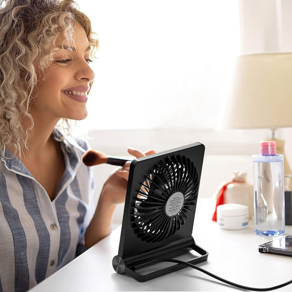 Ventilador De Mesa Portátil | Recargable Por USB · SeemSeem