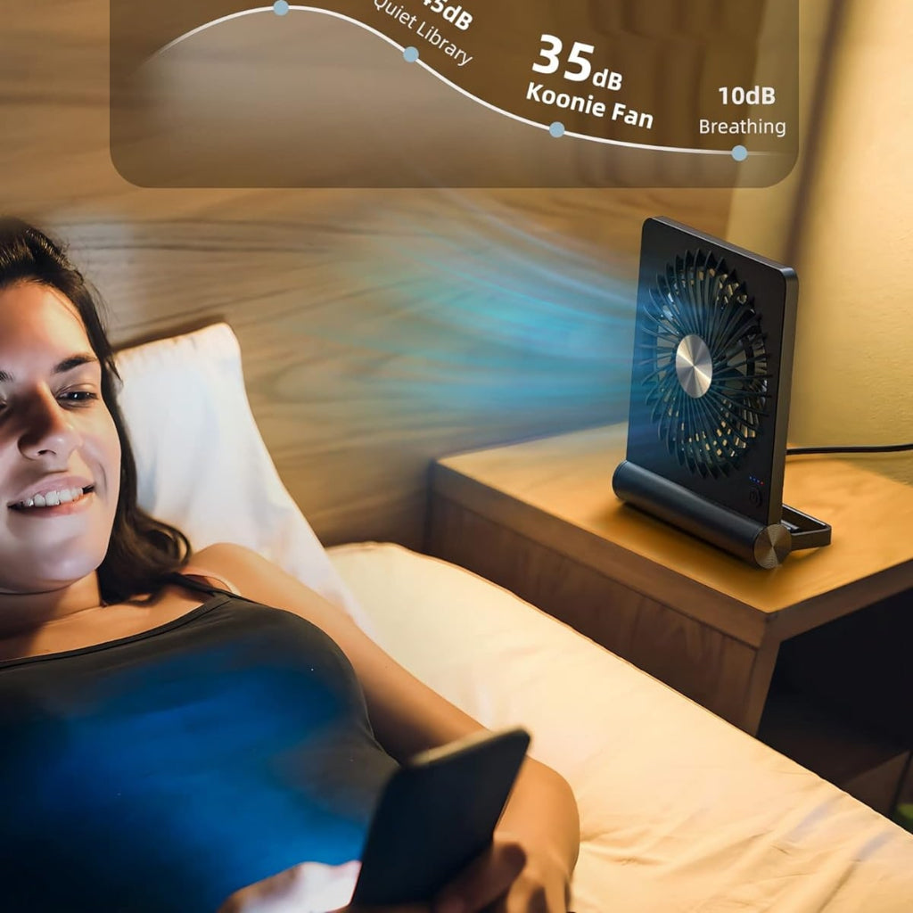 Ventilador De Mesa Portátil | Recargable Por USB · SeemSeem