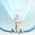 Ventilador Portátil Con Trípode | Pantalla Digital · SeemSeem