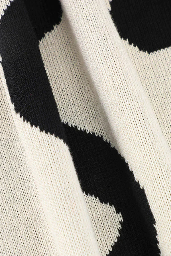 Vestido De Punto Para Mujer | Estampado Ondulado · SeemSeem