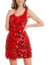 Trägerkleid für Damen | Pailletten