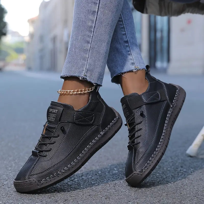 Zapatillas Con Cordones Para Mujer | Costuras Decorativas · SeemSeem