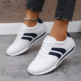 Sneakers stringate da donna | Strisce laterali
