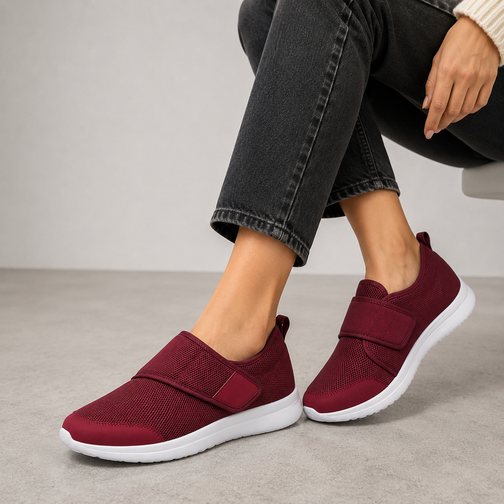 Zapatillas Slip-On Para Mujer | Cierre Velcro · SeemSeem