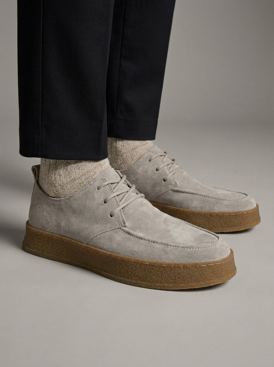 Zapatos Con Cordones Para Hombre | Ante