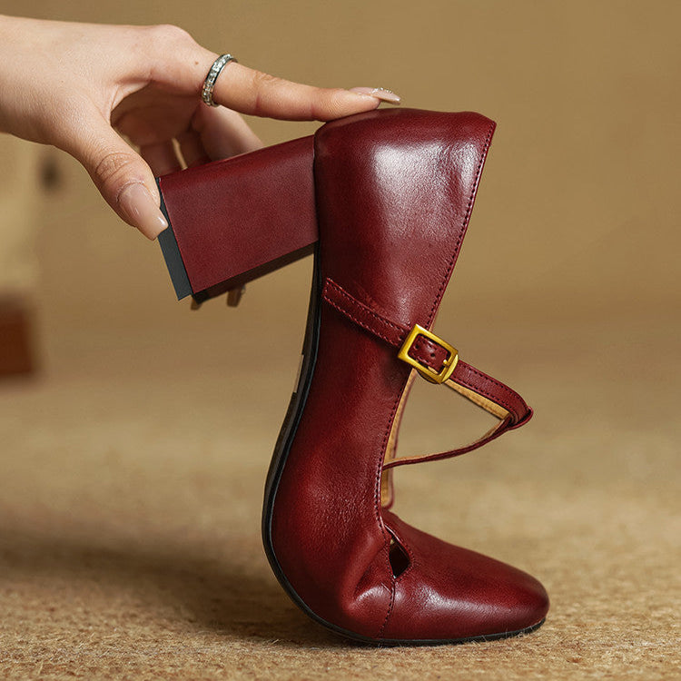 Zapatos Mary Jane Para Mujer | Tira En T · SeemSeem