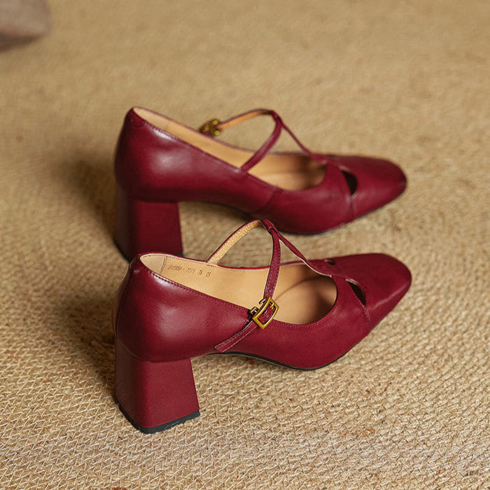 Zapatos Mary Jane Para Mujer | Tira En T · SeemSeem