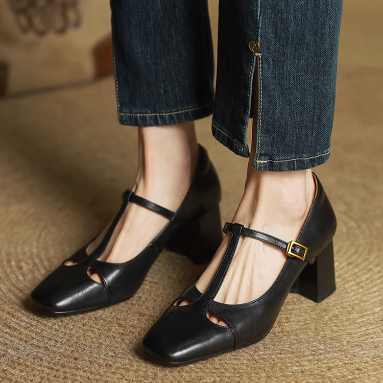 Zapatos Mary Jane Para Mujer | Tira En T · SeemSeem