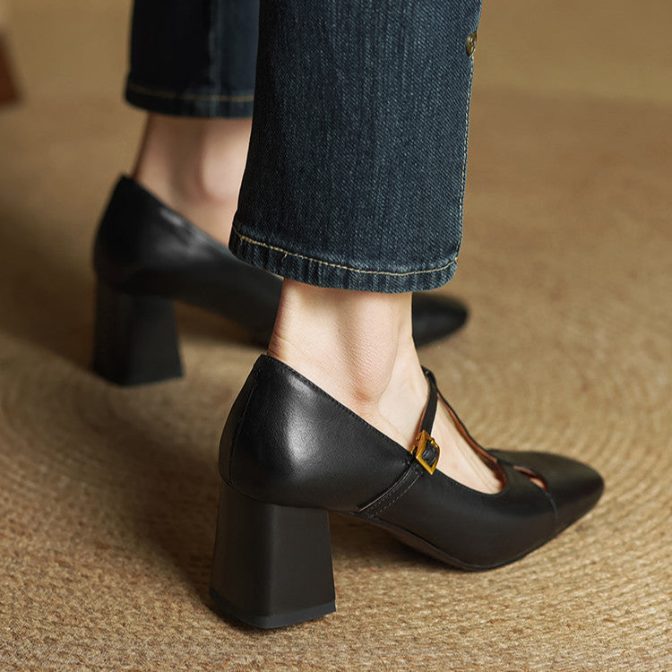 Zapatos Mary Jane Para Mujer | Tira En T · SeemSeem